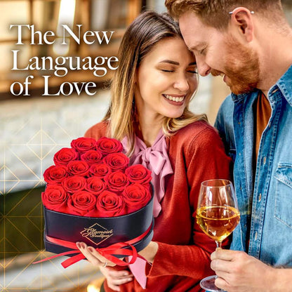 Ewige Liebe: Herzbox mit Rosen™